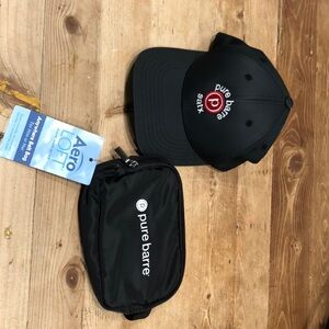 Pure Barre Fanny Pack and Hat